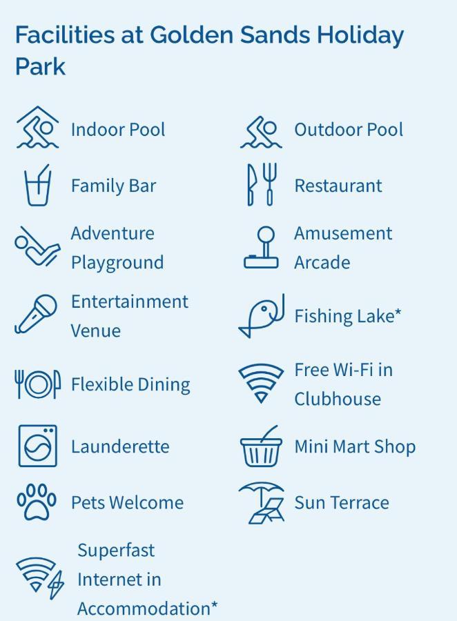 Golden Sands Holiday Park- Pitch H84 Cockwood Экстерьер фото